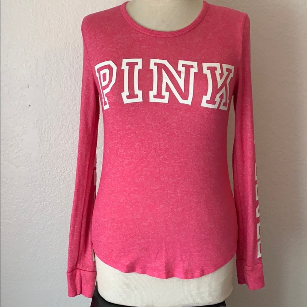 PINK sleepwear top, Size Small